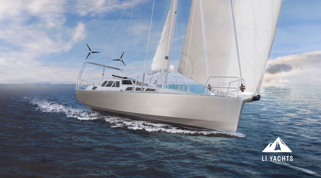 40 foot monohull sailboat