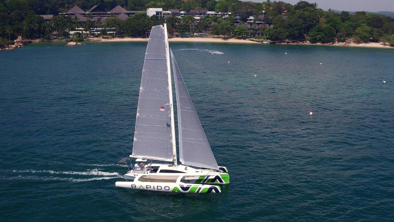 trimaran la vagabonde